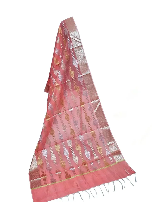 Peach_Cotton_Silk_Premium_And_Elegant_Dupatta_For_Women