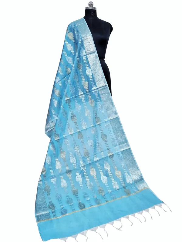 Firozi_Cotton_Silk_Premium_And_Elegant_Dupatta_For_Women
