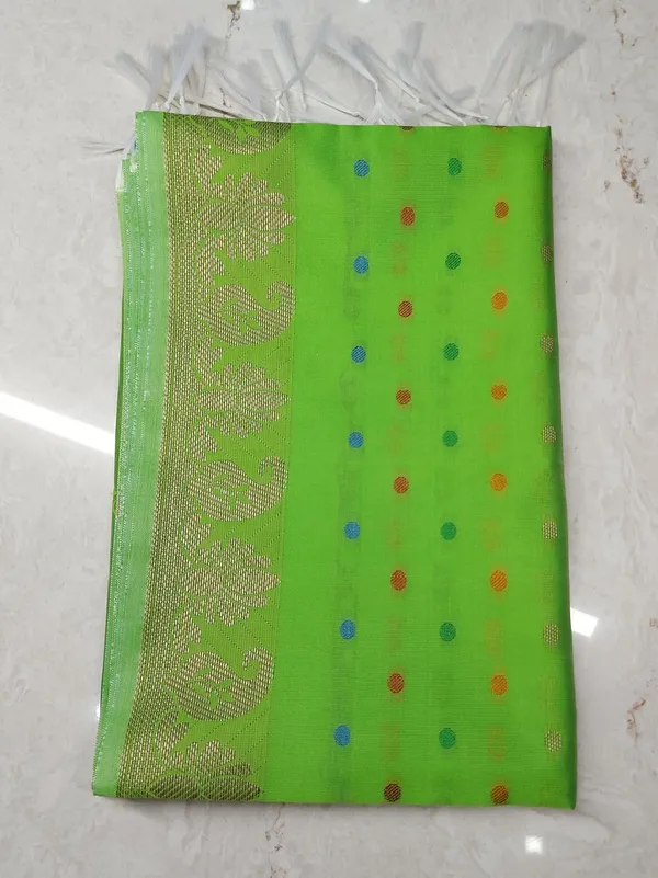 Parrot_Green_Art_Silk_Premium_And_Elegant_Dupatta_For_Women