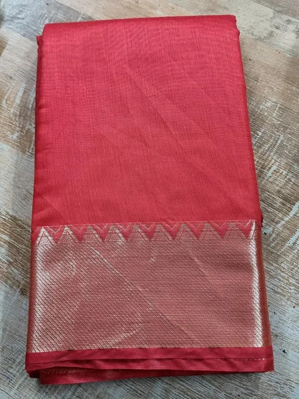 Red_Cotton_Silk_Premium_And_Elegant_Saree_For_Women