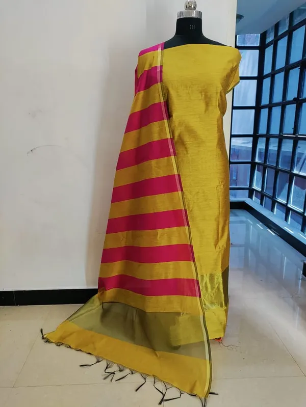 Yellow_nd_oink_banarsi_cotton_Silk_Premium_And_Elegant_Dress_Material_For_Women