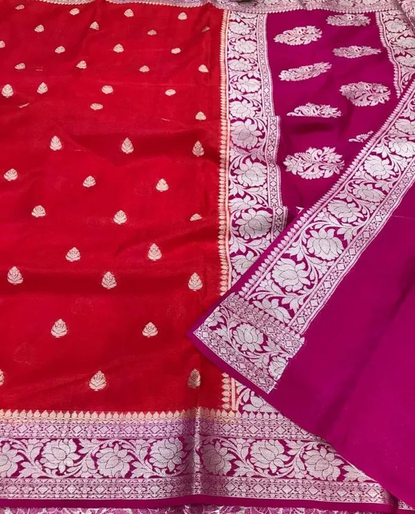 Red_nd_rani_Banarasi_jorjat_Silk_Premium_And_Elegant_Saree_For_Women