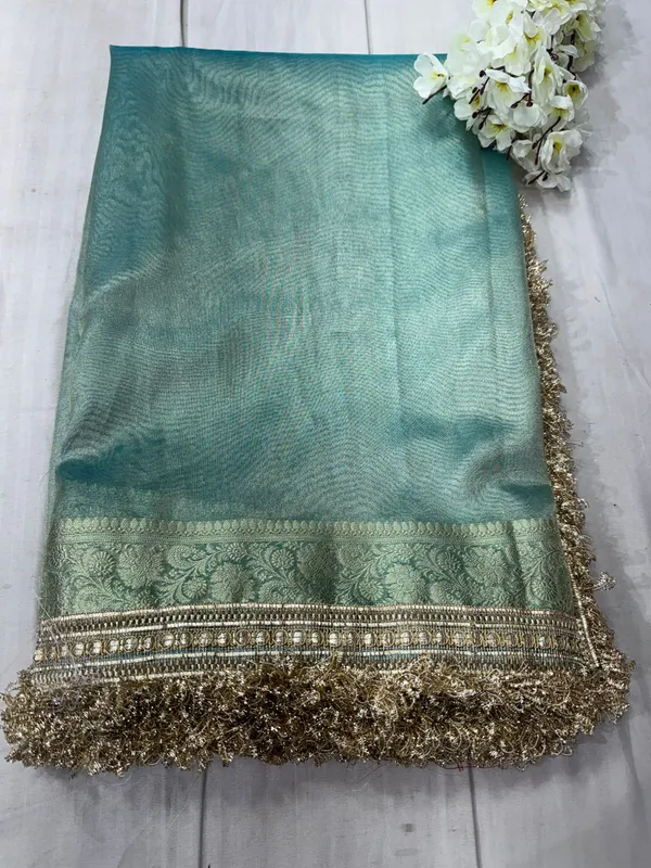 rama_green_glass_tishu_silk_Premium_And_Elegant_Saree_For_Women