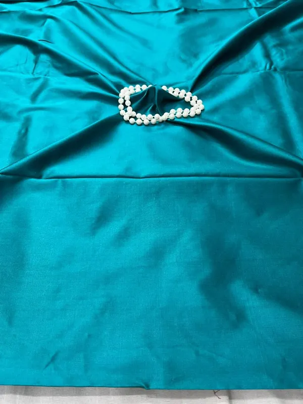 Teal_Blue_butter_Silk_Premium_And_Elegant_Saree_For_Women