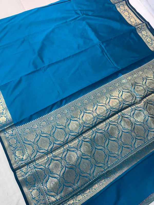 picock_Blue_butter_Silk_Premium_And_Elegant_Saree_For_Women