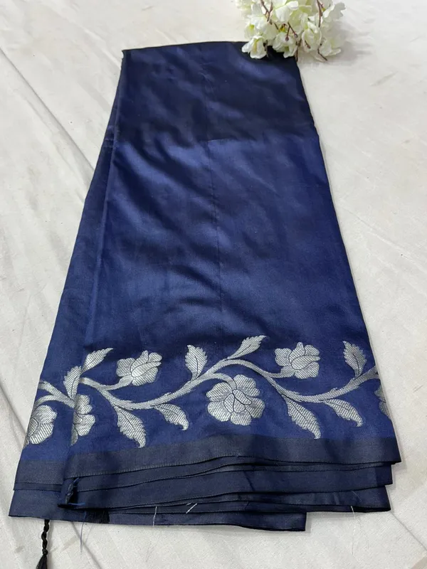 Navy_Bluebanarsi_butter_Silk_Premium_And_Elegant_Saree_For_Women