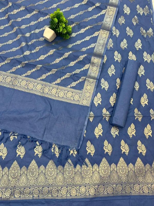 steel_Blue_Banarasi_soft_katan_Silk_Premium_And_Elegant_Dress_Material_For_Women