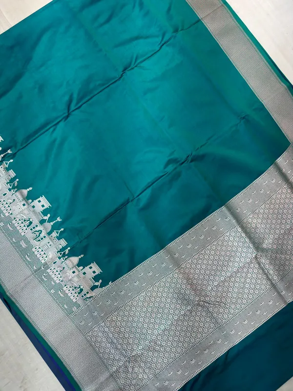 Tea_greenl__ganga_ghat_Mashru_Katan_Silk_Premium_And_Elegant_Saree_For_Women