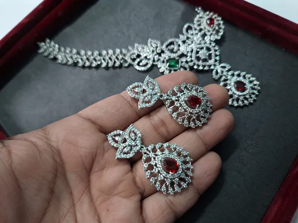 American_Diamond_necklace_set
