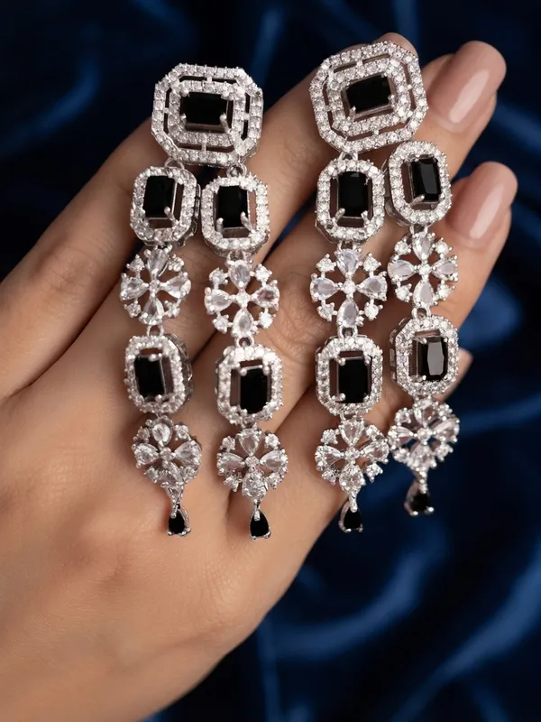 American_diamond_necklace_set