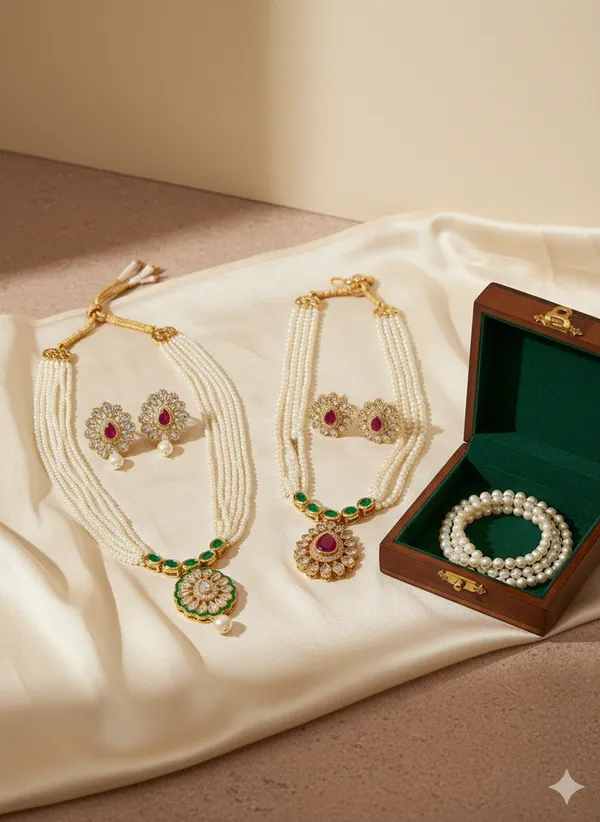 Green_Pearl_Kundan_Festive_Duo