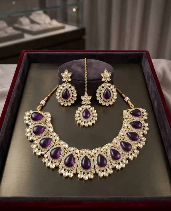 Wine_kundan__necklace__113