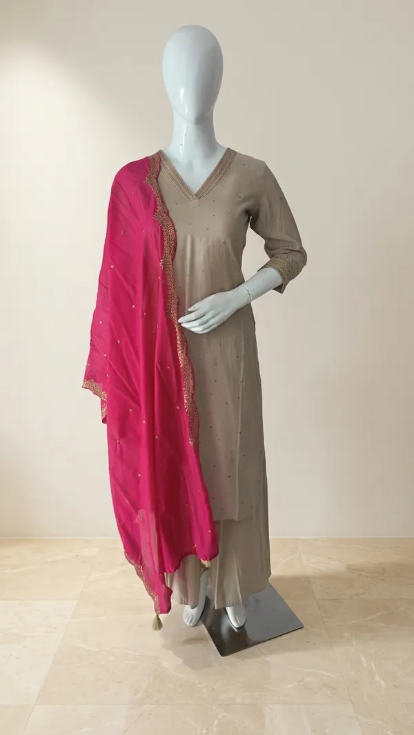 Beige_Embellished_Straight_Kurta_Pyjama_Dupatta_Set_For_Women