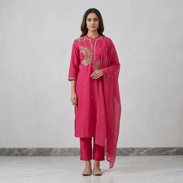 Pink_Embroidered_Straight_Kurta_Pyjama_Dupatta_Set_For_Women