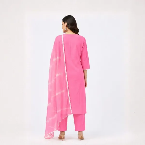 Women's_Pink_Cotton_3_Piece_Kurti_Pant_Set_with_White_Lace_and_Embroidery
