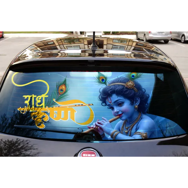 Radhe_Krishna_Decorative_Rear_Glass
