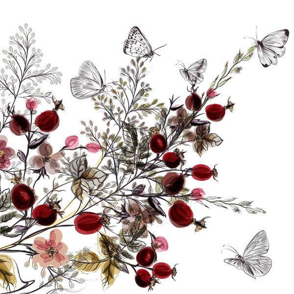 Luxury_Floral_And_Berry_Wallpaper_Black_Background_Botanical_Wall_Design_With_Red_Accents_And_Butterflies_Elegant_Vintage_Wall_Mural_10_X_10_Ft