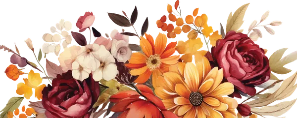 Elegant_Autumn_Floral_Border_Wallpaper_Warm_Rose_And_Daisy_Botanical_Design_Vintage_Style_Wall_Decor_For_Living_Room,_Bedroom_And_Feature_Walls