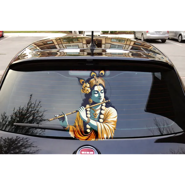 Lord_Krishna_Playing_Flute_Rear_Glass