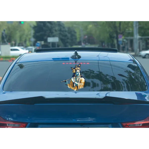 Lord_Krishna_Playing_Flute_Rear_Glass