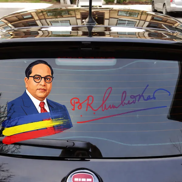 Dr._B.R._Ambedkar_Portrait_For_Rear_Glass_With_Signature