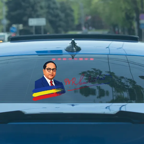 Dr._B.R._Ambedkar_Portrait_For_Rear_Glass_With_Signature
