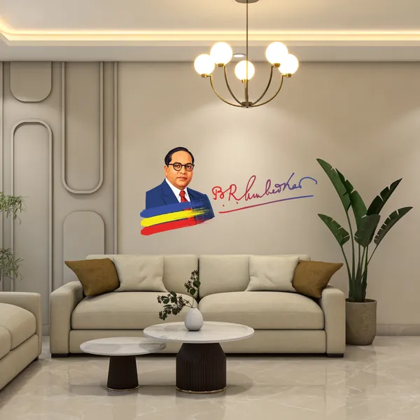Dr._B.R._Ambedkar_Portrait_For_Rear_Glass_With_Signature