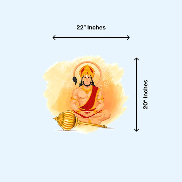 Lord_Hanuman_Meditation_Rear_Glass