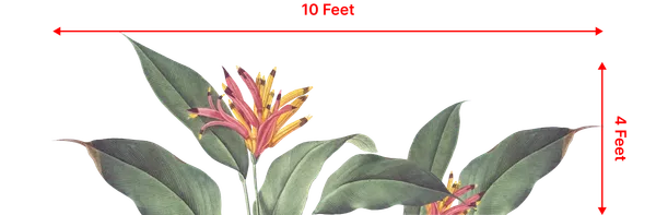 Tropical_Bird_Of_Paradise_Wall_Mural_Botanical_Wallpaper_Premium_Living_Room_Design