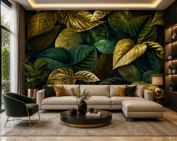 Luxury_Dark_Green_And_Gold_Leaf_Wall_Mural_Premium_Botanical_Wallpaper_10_X_10_Ft_Feature_Wall_Design_For_Living_Room
