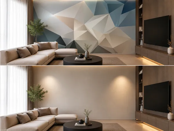 Modern_Geometric_Low_Poly_Wallpaper_Abstract_Blue_And_Beige_Polygon_Wall_Design_3D_Faceted_Texture_Wall_Mural_10_X_10_Ft