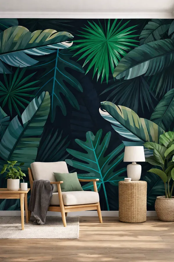 Tropical_Jungle_Leaves_Wall_Mural_Modern_Dark_Green_Botanical_Wallpaper_For_Living_Room,_Bedroom_And_Office_Decor