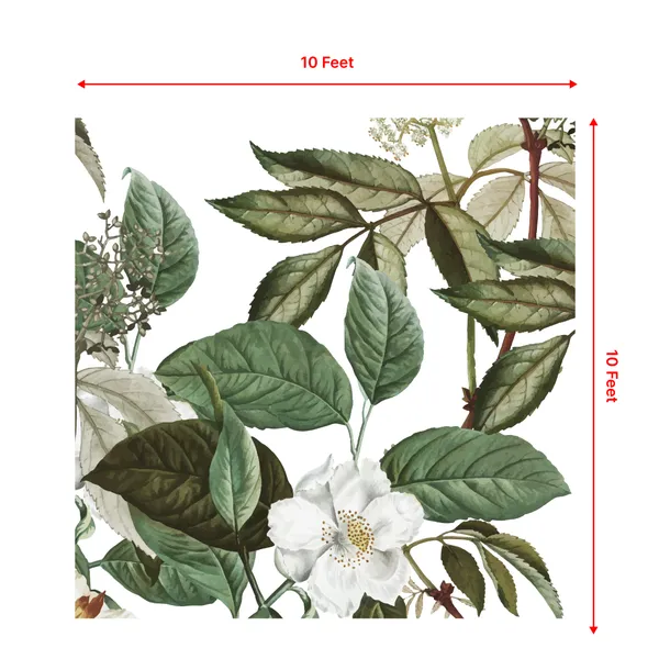 Premium_Dark_Green_Botanical_Wall_Mural_10_X_10_Ft_Custom_Wallpaper_Luxury_Leaf_And_White_Floral_Design_For_Living_Room