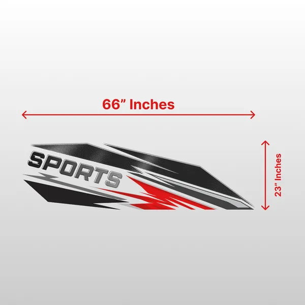 Sports_Racing_Stripes_Vinyl_Car_Sticker_Black,_White_And_Red