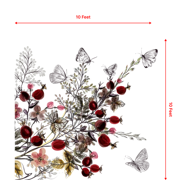 Luxury_Floral_And_Berry_Wallpaper_Black_Background_Botanical_Wall_Design_With_Red_Accents_And_Butterflies_Elegant_Vintage_Wall_Mural_10_X_10_Ft