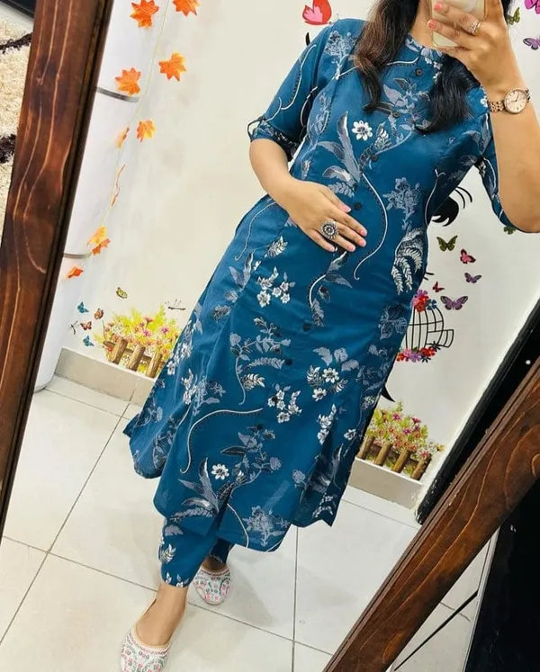 Multicolor_Cotton_Straight_Kurti_For_Women