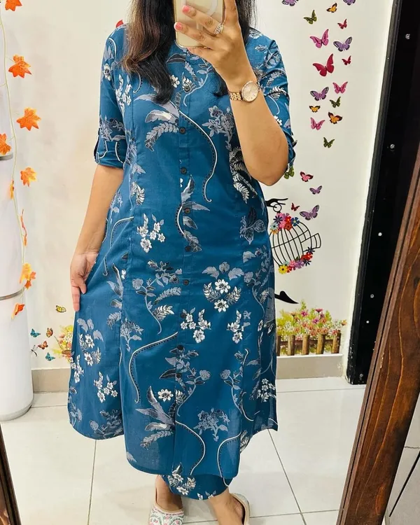 Multicolor_Cotton_Straight_Kurti_For_Women