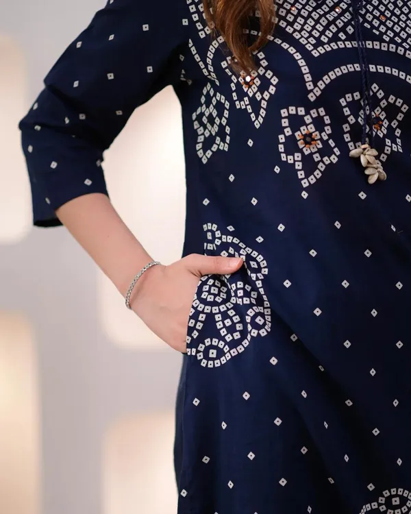 Navy_Blue_Cotton_Kurta_Set_For_Women