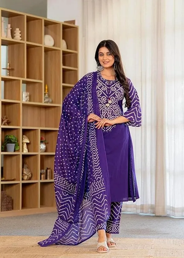 Royal_Purple_Bandhani_Printed_Kurta_Set_with_Dupatta_for_Women
