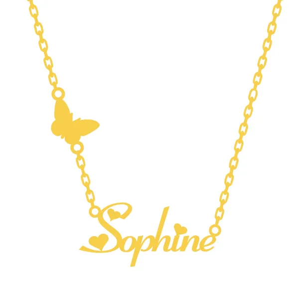 Gold_,_Rose_Gold_Or_Silver_Brass_Personalized_Name_Butterfly_Necklace_For_Women