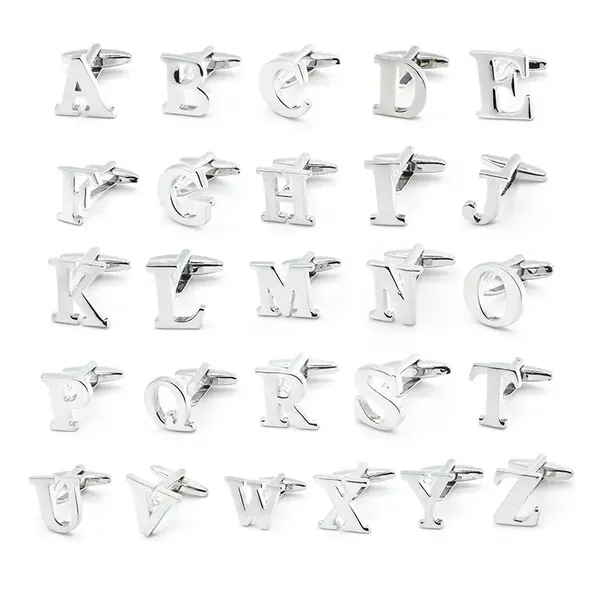 Gold_,_Rose_Gold_Or_Silver_Brass_Personalized_Initial_Name_Cufflinks_For_Men