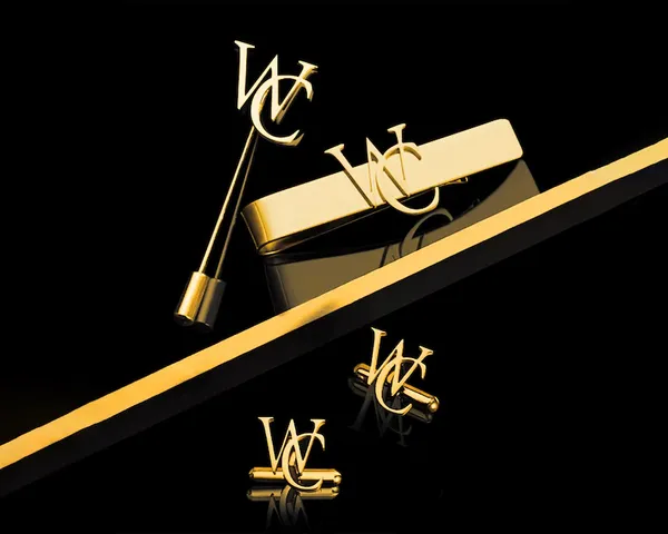 Gold_,_Rose_Gold_Or_Silver_Brass_Monogram_Cufflinks_Lapel_Pin_Tie_Bar_Combo_Set_For_Men