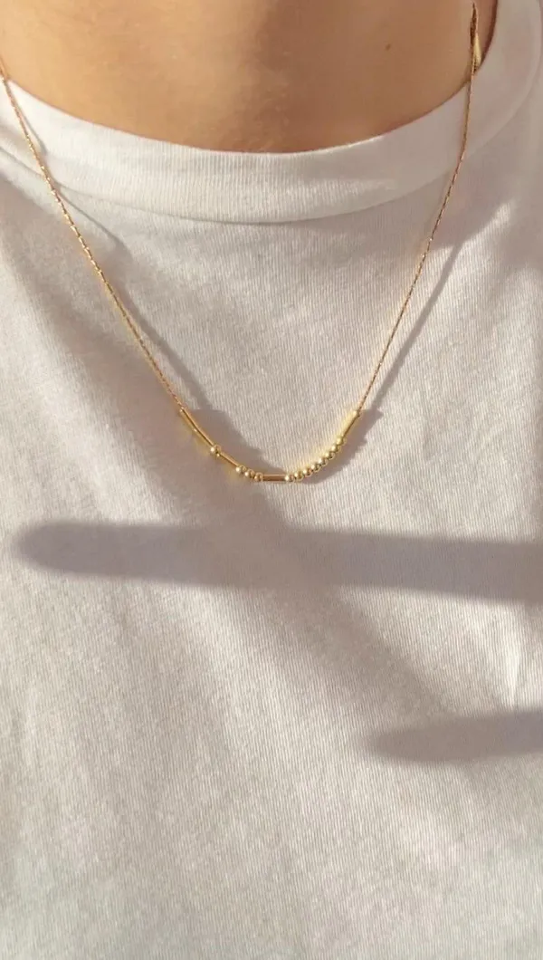 Gold_,_Rose_Gold_Or_Silver_Brass_Morse_Code_Anti_Tarnish_Necklace_For_Unisex