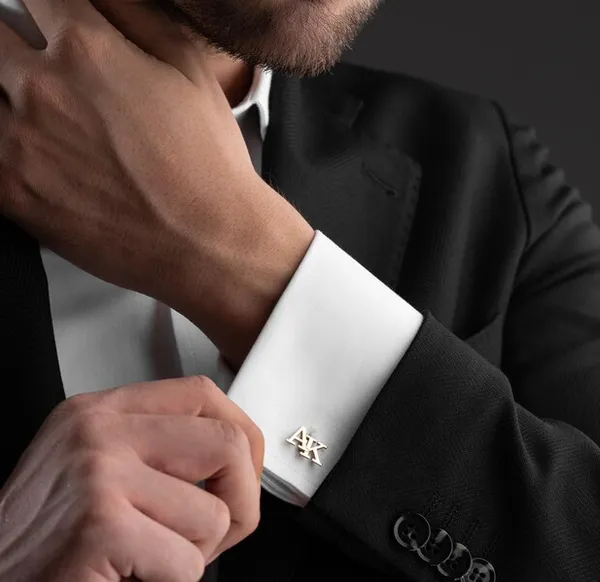 Gold_,_Rose_Gold_Or_Silver_Brass_Handmade_Initial_Name_Cufflinks_For_Men
