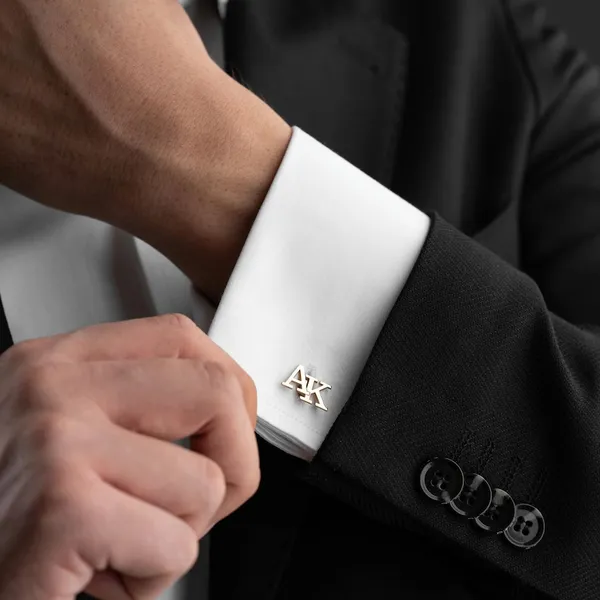 Gold_,_Rose_Gold_Or_Silver_Brass_Handmade_Initial_Name_Cufflinks_For_Men