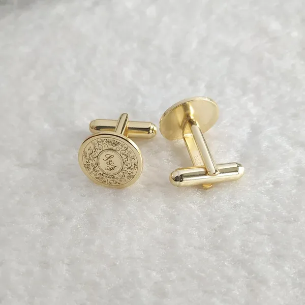 Gold_,_Rose_Gold_Or_Silver_Brass_Engraved_Initial_Name_Cufflinks_For_Men