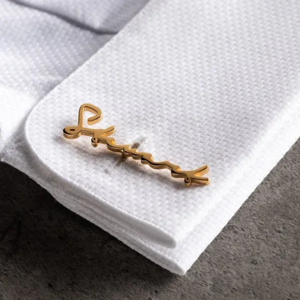 Gold_,_Rose_Gold_Or_Silver_Brass_Personalized_Signature_Cufflinks_For_Men