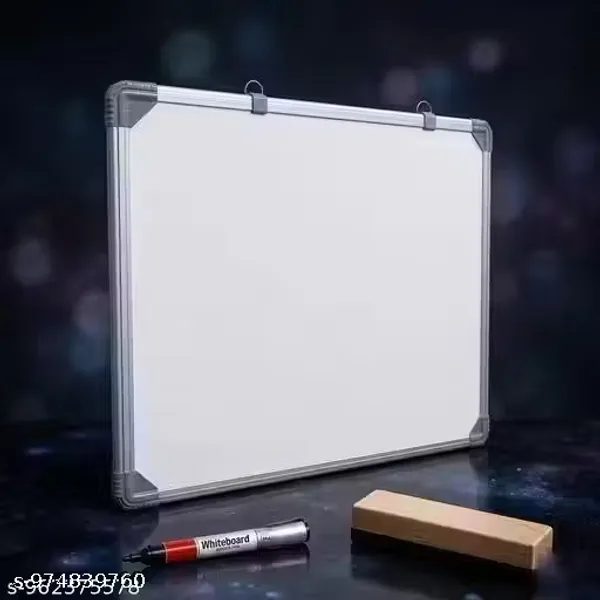 Pack_of_1_Double_Sided_Non_Magnetic_Whiteboard_with_Marker_&_Duster_for_Study,_Office,_School,_Tuition_&_Home_Use