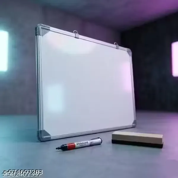 Preha_The_Smart_Choice_Non_Magnetic_1.5x1_feet_Writing_Whiteboard_Combo_of_3_Item_Whiteboard,Duster,Marker_(Pack_of__1)