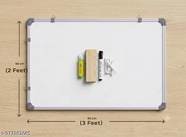 Preha_The_Smart_Choice_3_x_2_white_green_board_duster_marker_chalk_chalk_holder_combo_Pack_of_1